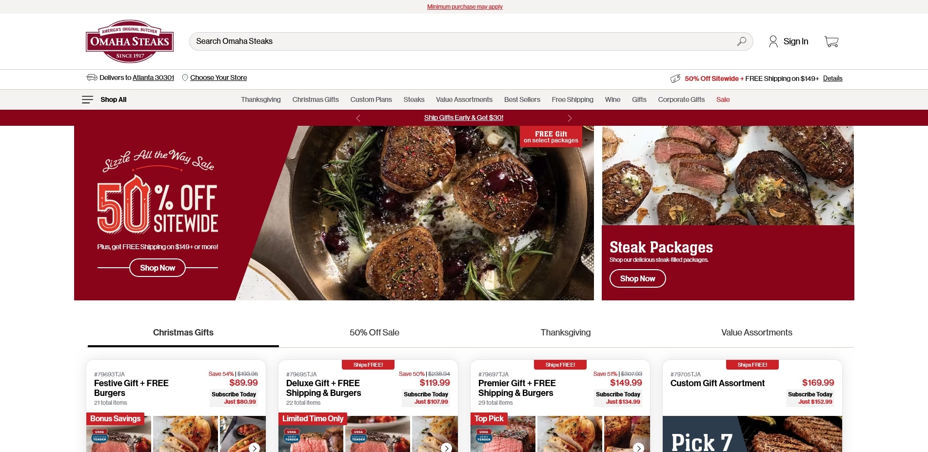 Omaha Steaks Promo Code